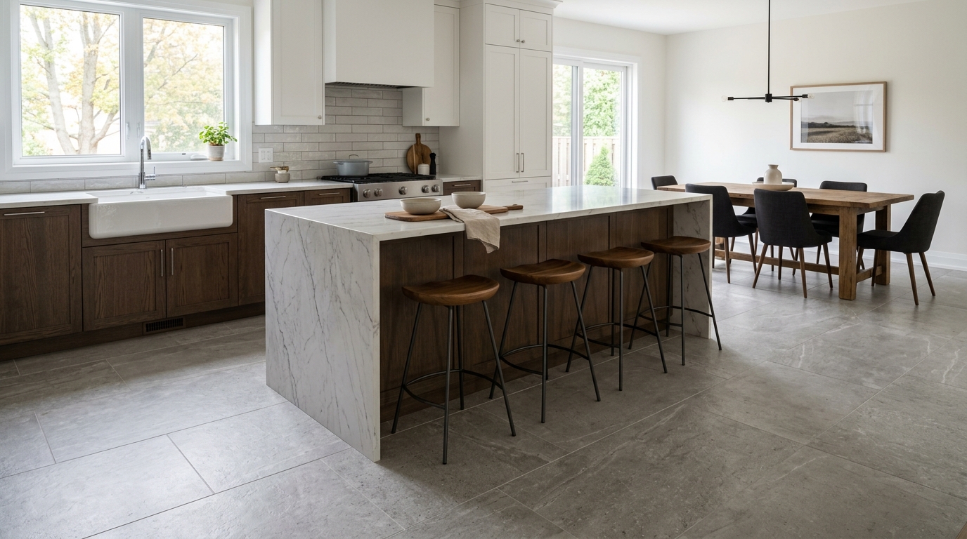 Large-Format Porcelain Tile