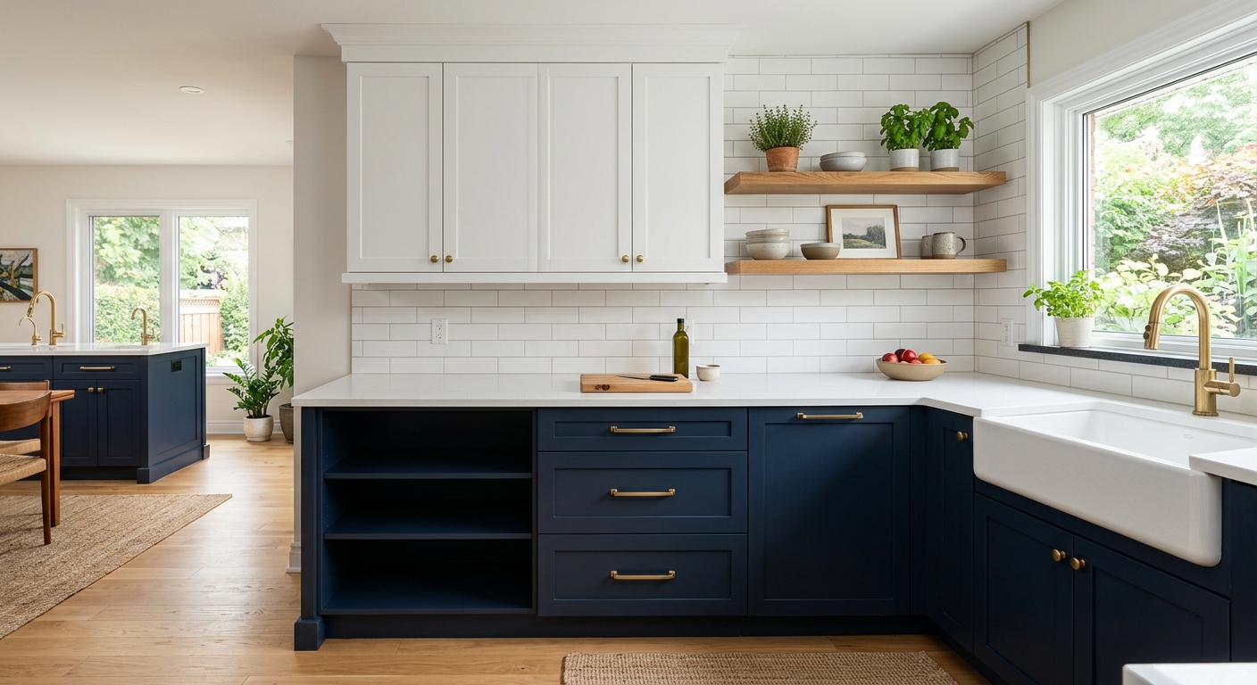 Two-Tone Cabinetry