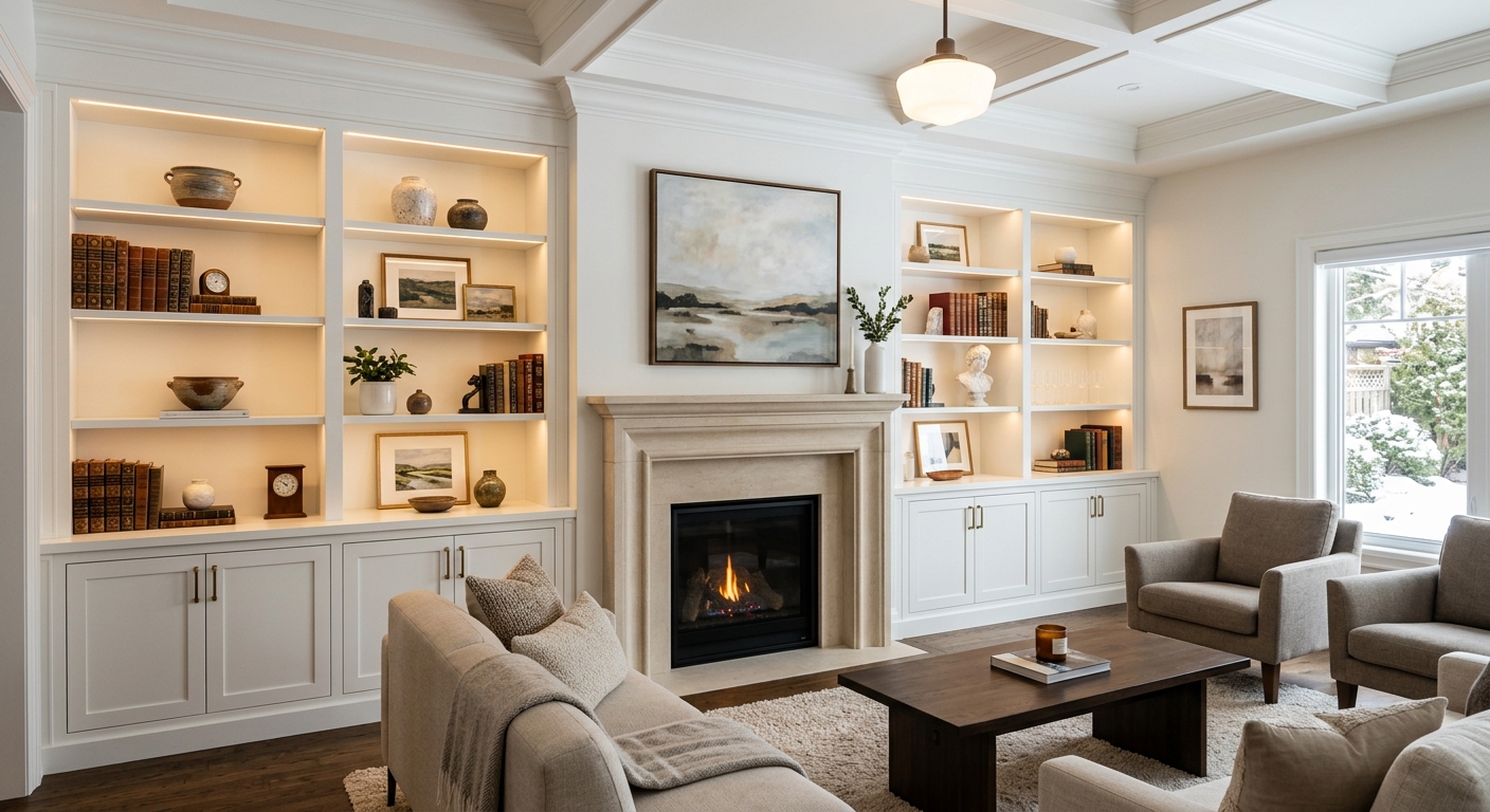 Built-In Shelving & Cabinetry