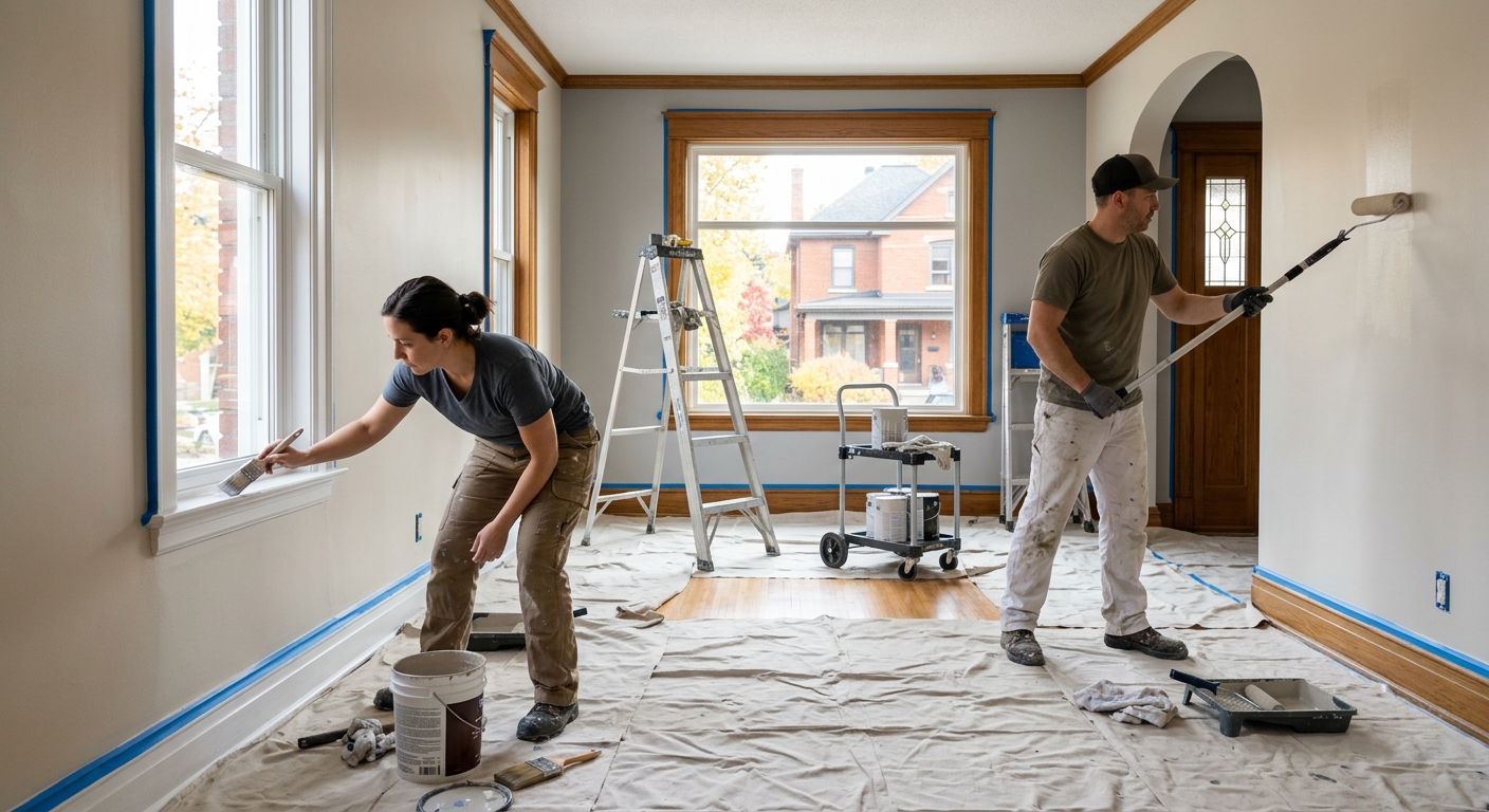 Interior & Exterior Painting Ideas project 1 in Ottawa