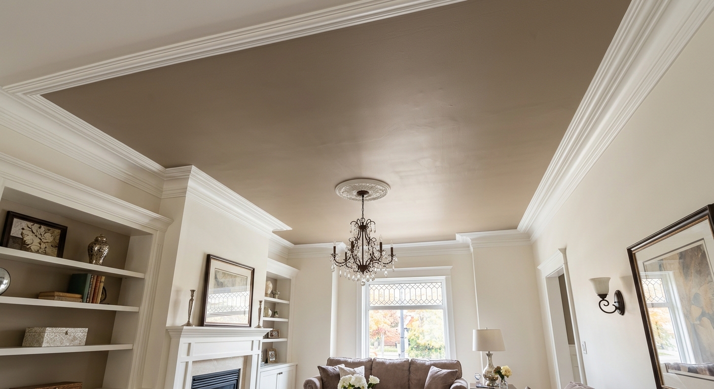 Painted Ceiling & Millwork