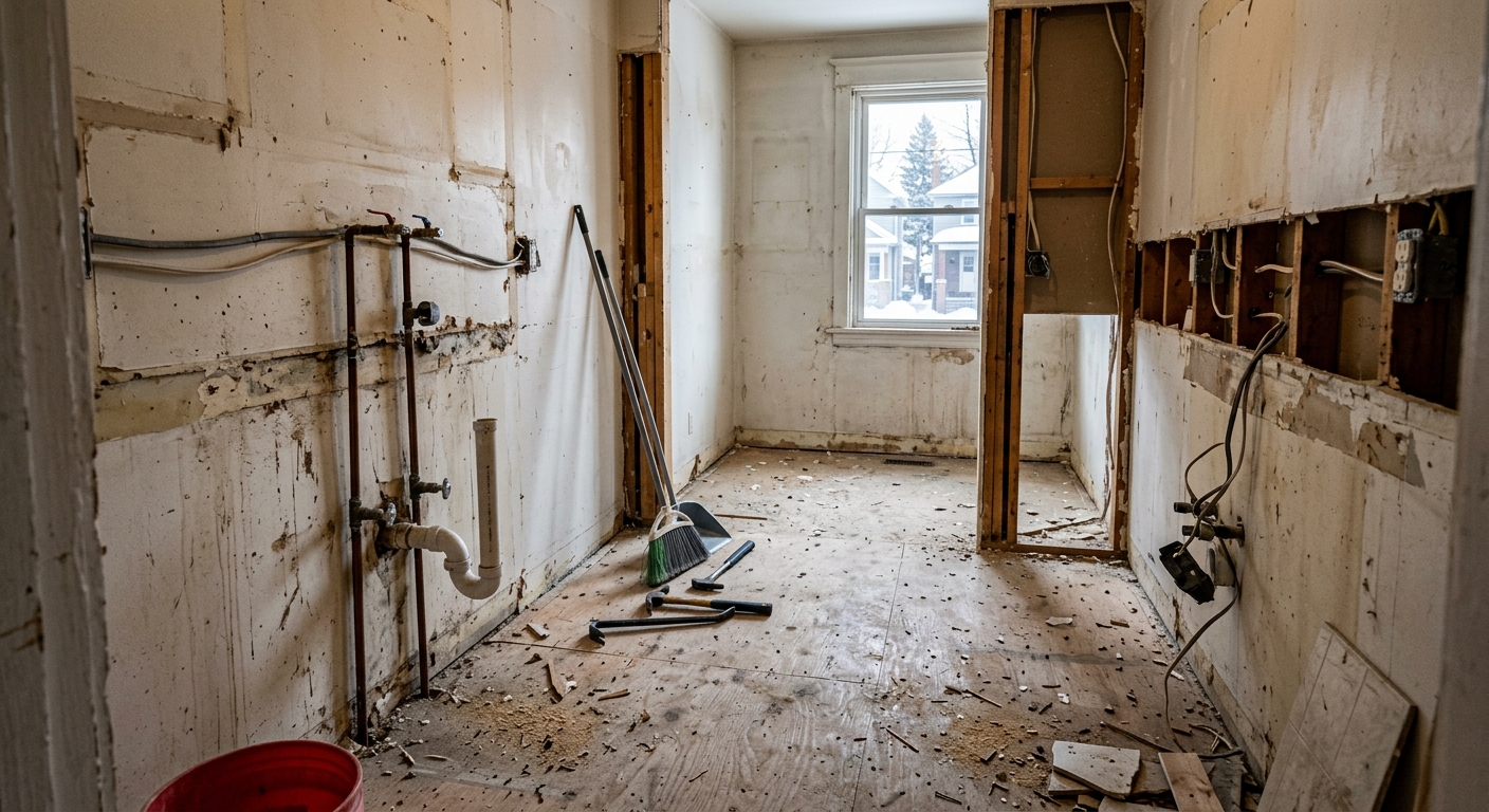 Two-Tone Galley Kitchen — photo 3