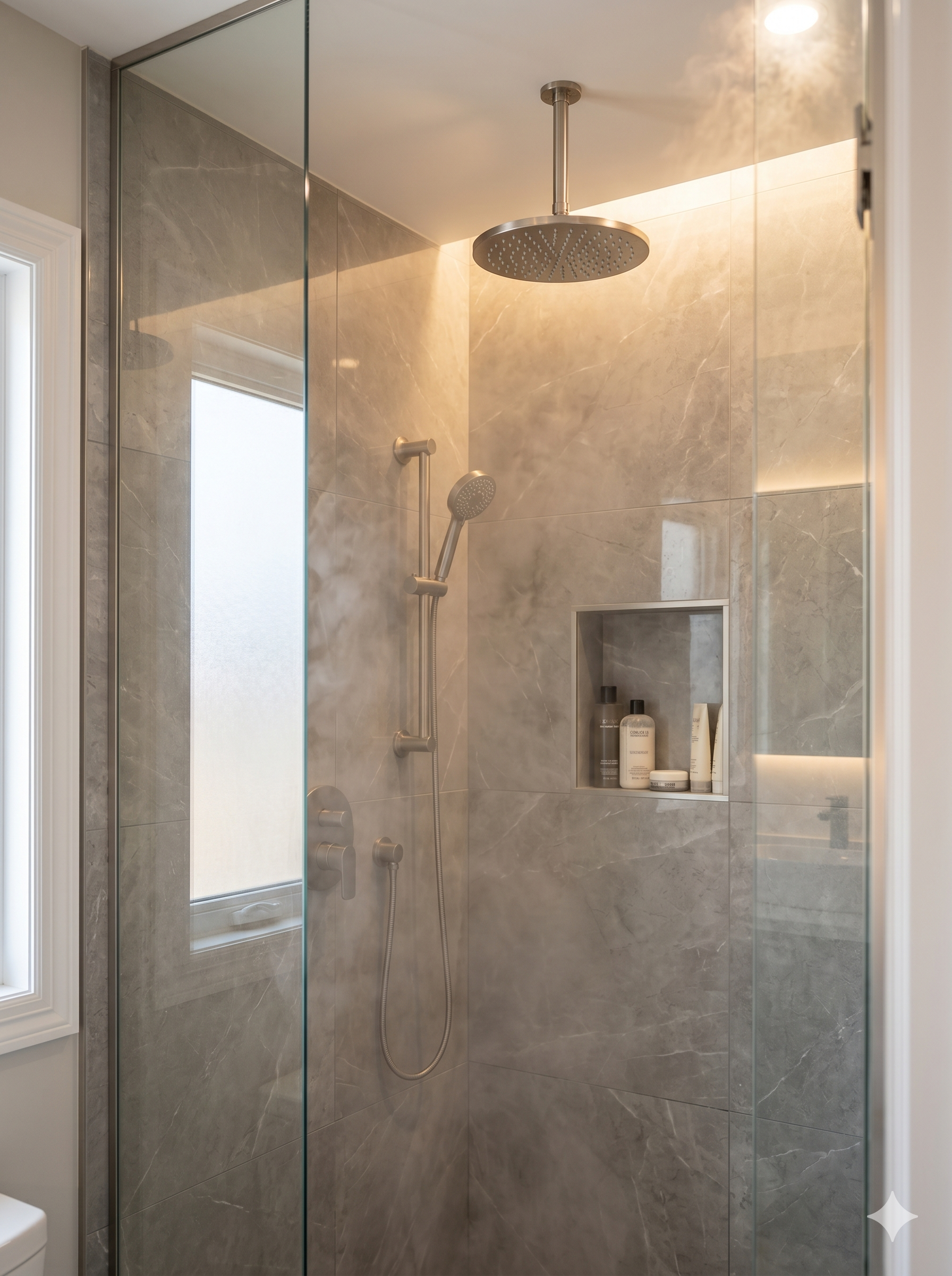 Douche complète — résultat final