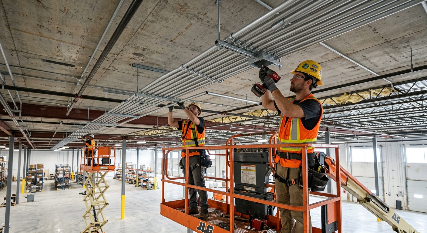 Industrial wiring Ottawa — factory electrical work
