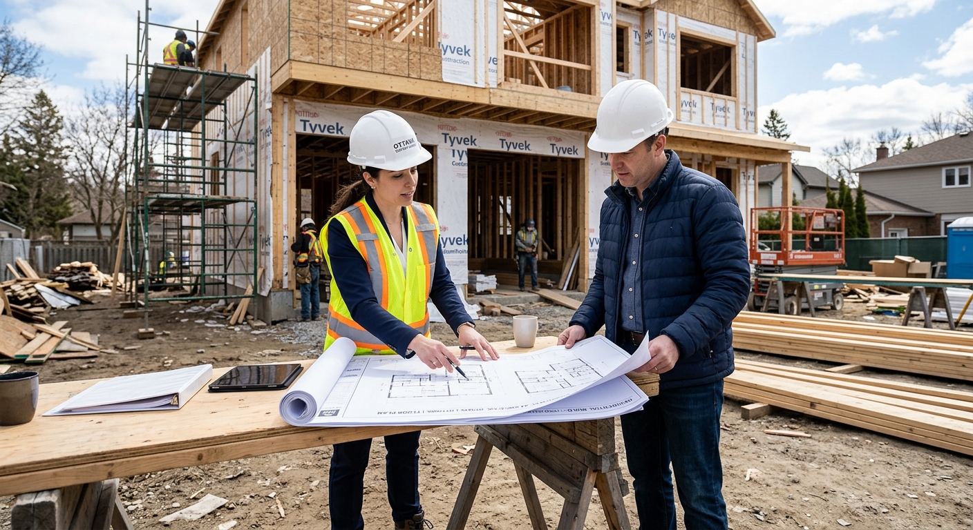 Custom home bathroom Ottawa — luxury finishes