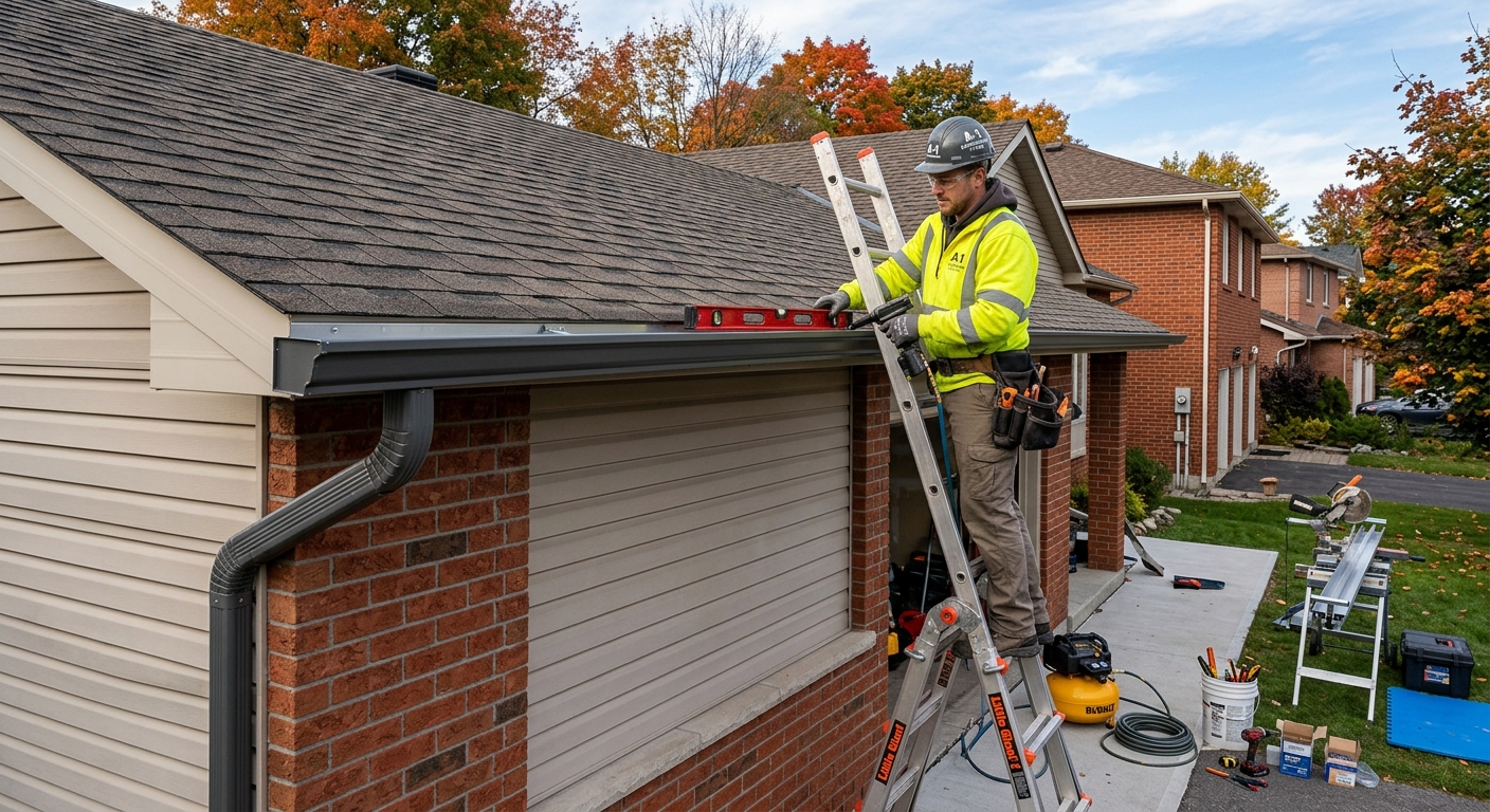 Downspout installation Ottawa — foundation drainage