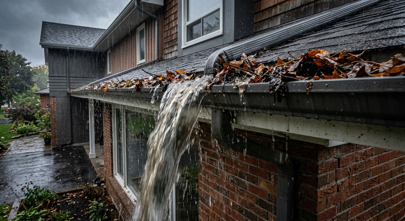 Completed eavestrough Ottawa — full perimeter install