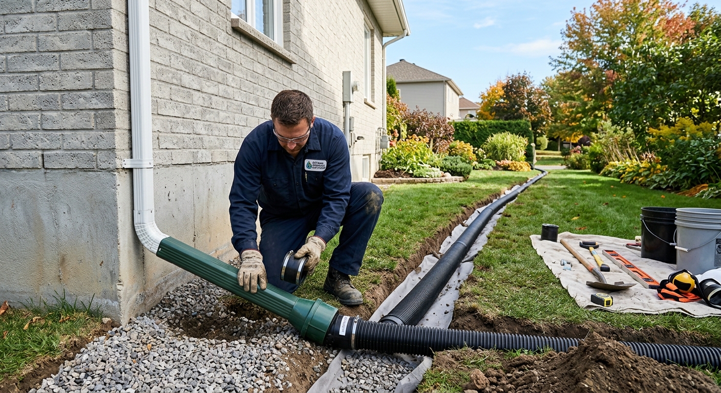 Eavestrough and soffit combination Ottawa