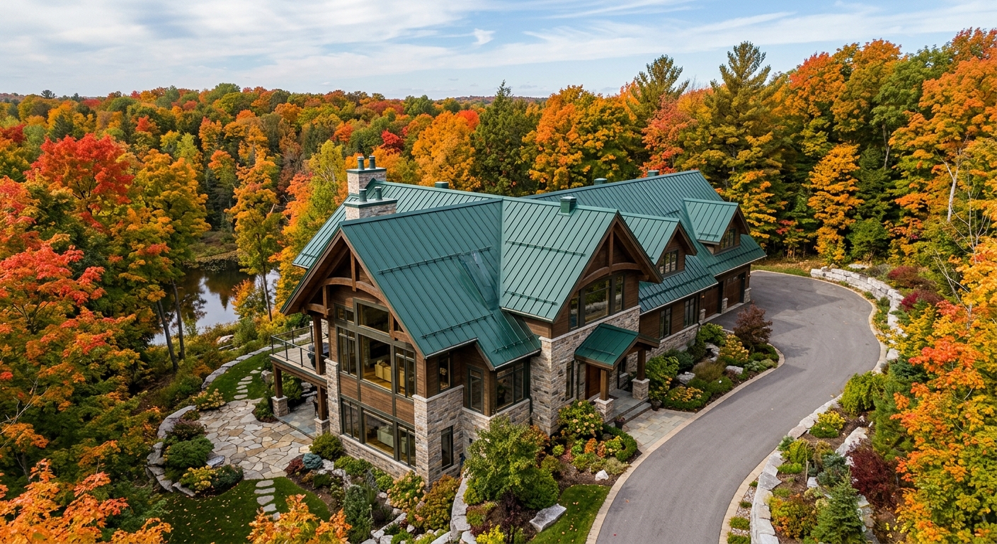 Metal roof installation Ottawa — team at work