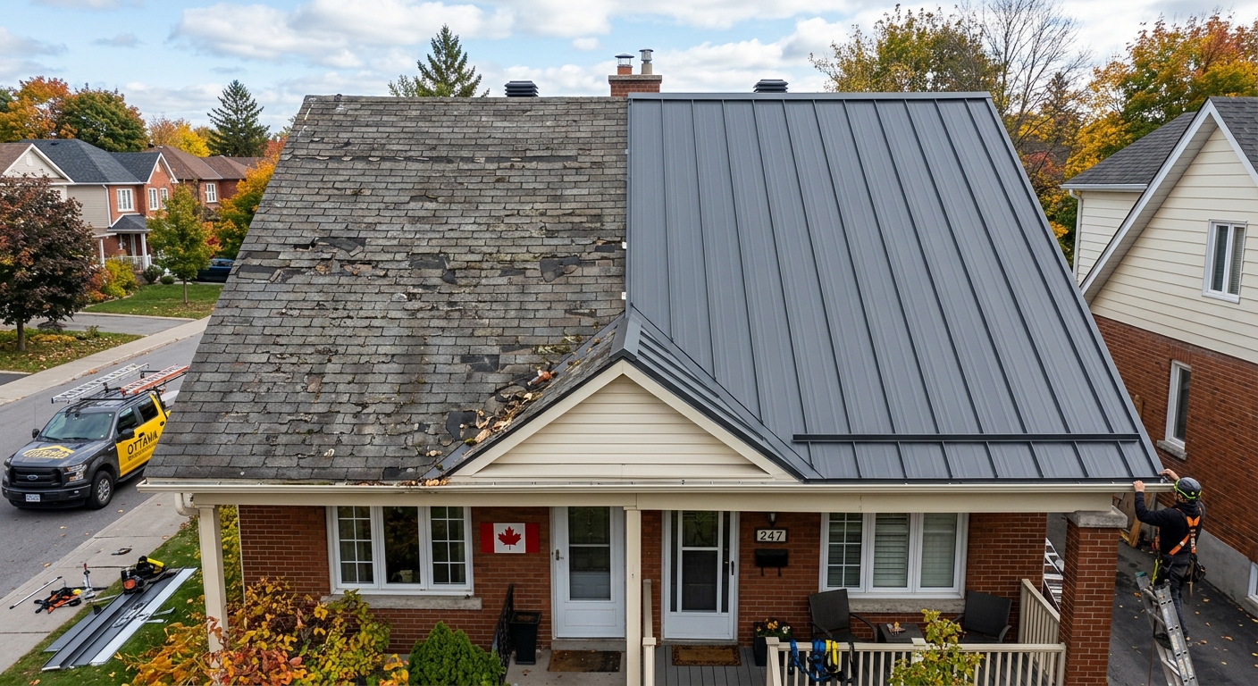 Metal roof Ottawa — winter performance result