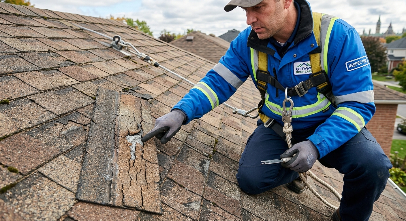 Roof inspection Ottawa — flashing assessment chimney