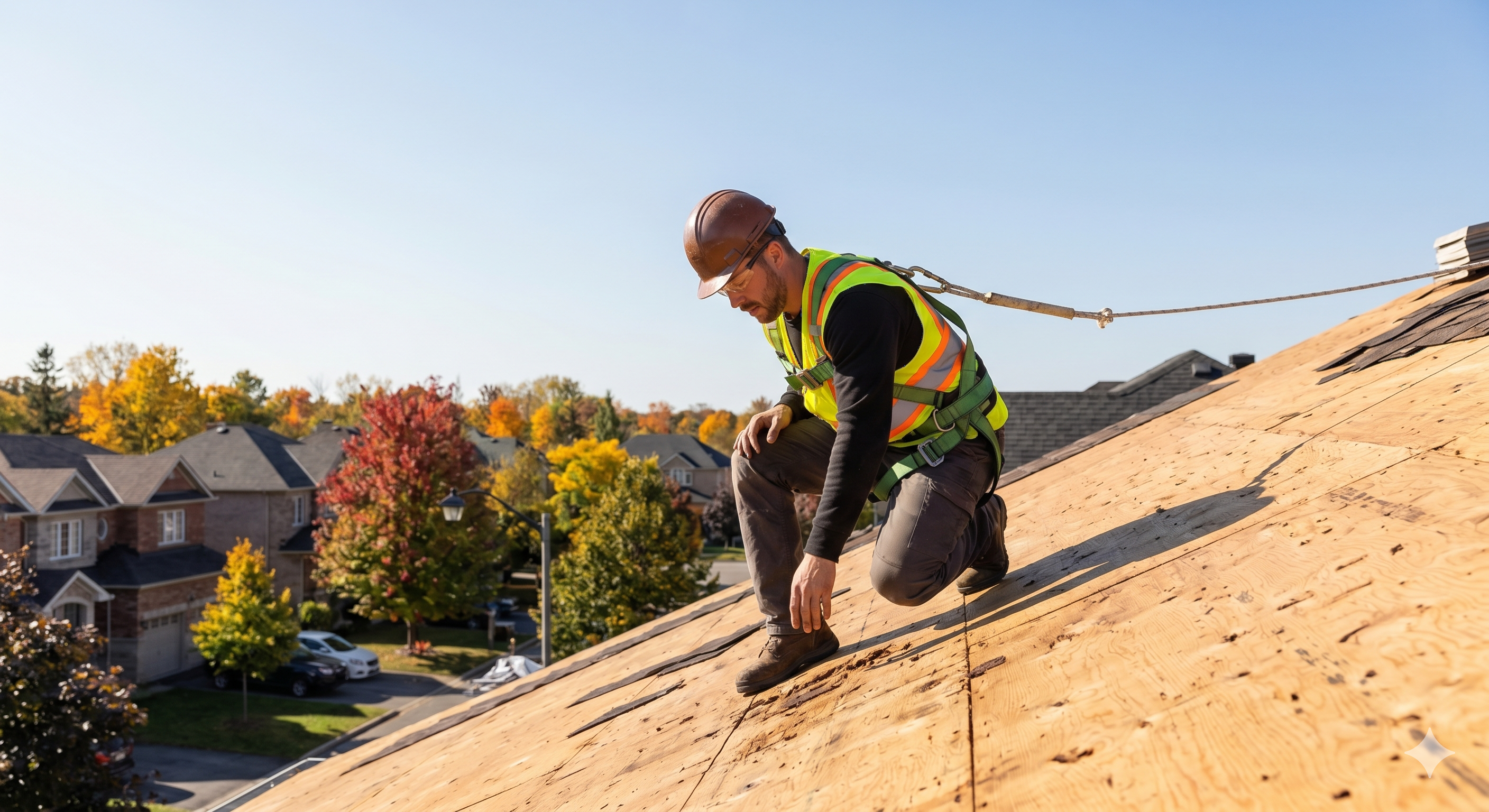 Pose membrane glace et eau avant-toit Ottawa