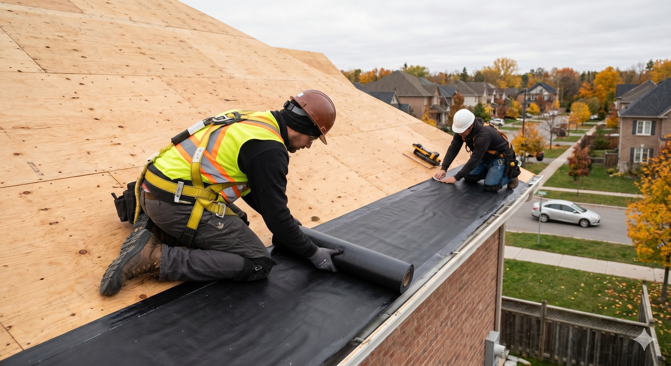 Installation bardeaux architecturaux charbon Ottawa