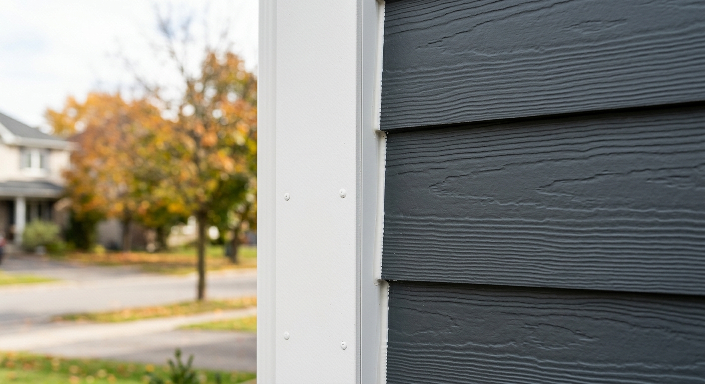 Siding corner and trim detail Ottawa