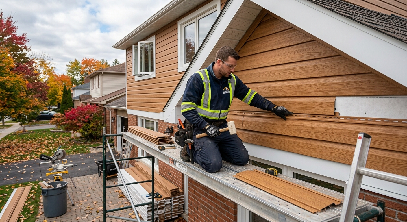 Completed siding Ottawa — full exterior result