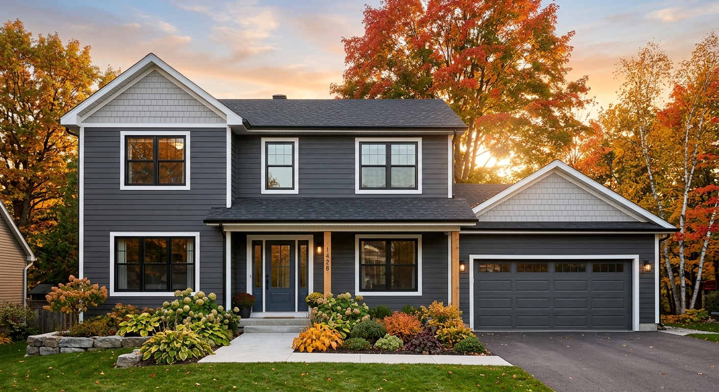 Siding and soffit combination Ottawa — finished look