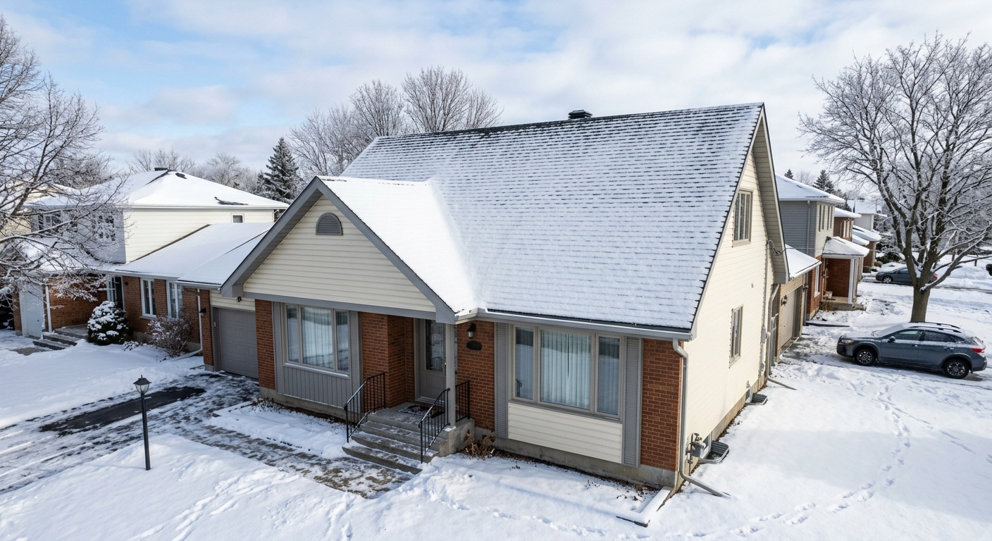 Roof cleared of snow Ottawa — after removal
