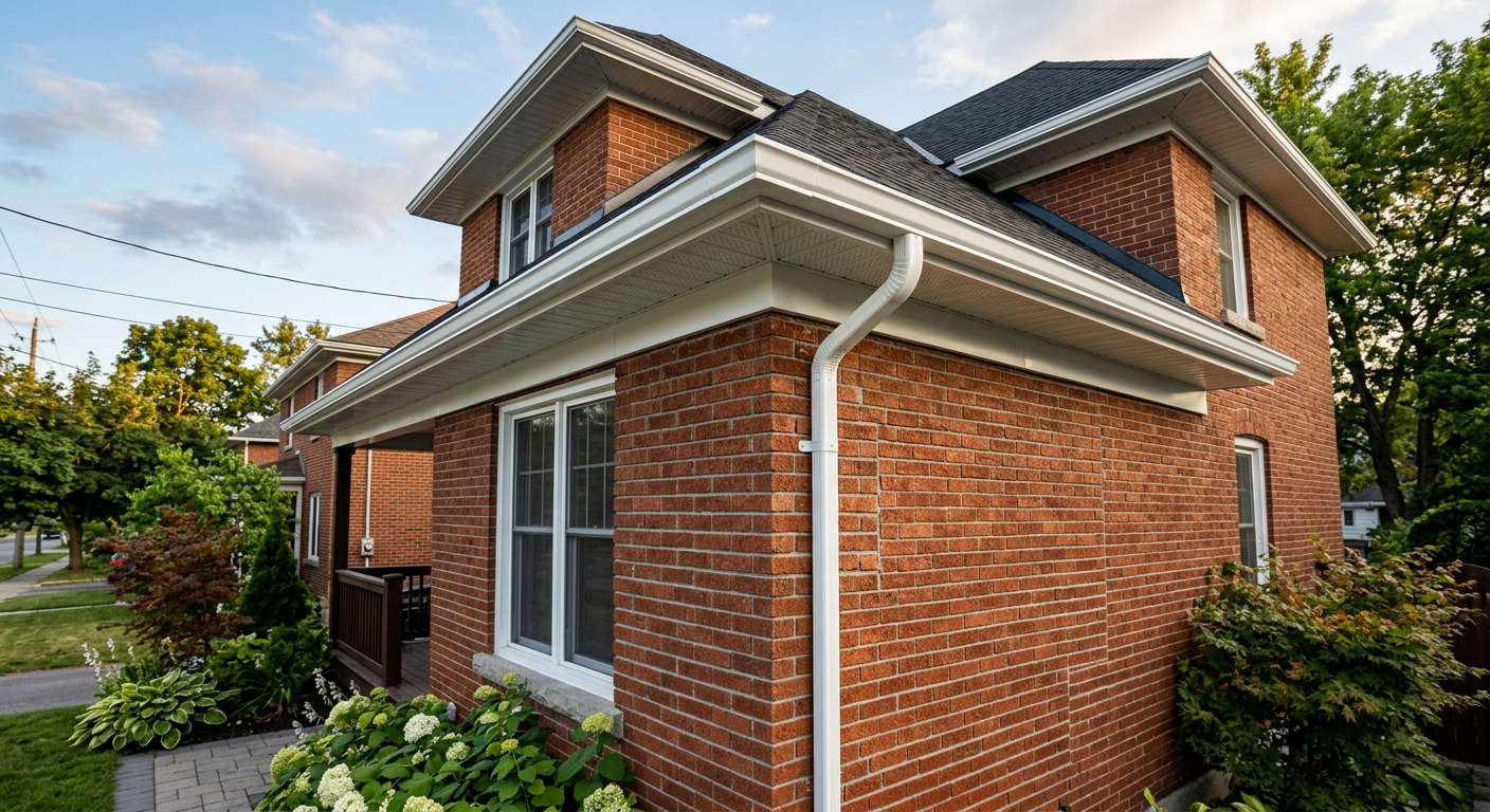 Completed soffit fascia Ottawa — full roofline