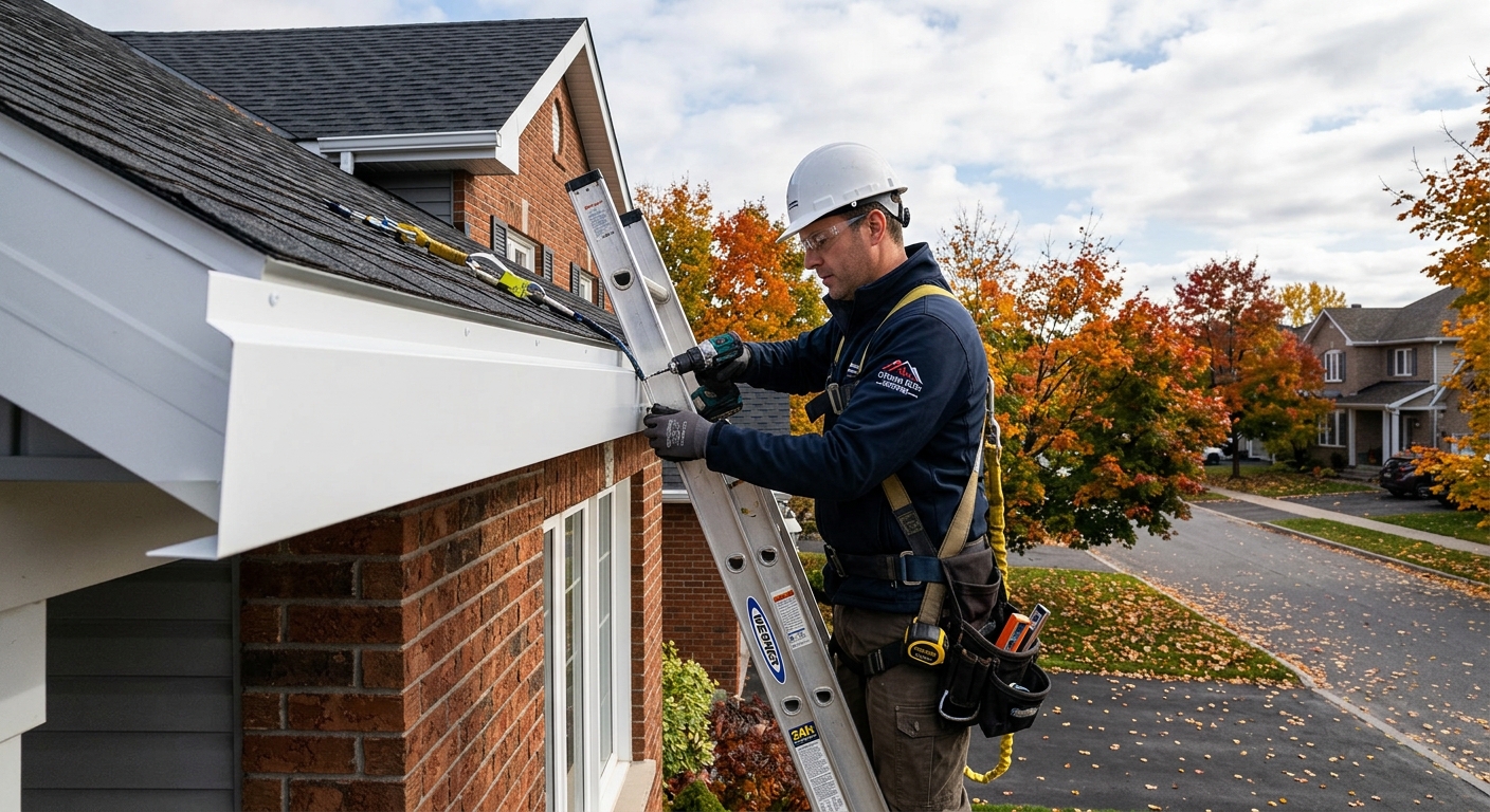 Soffit and fascia installation in Ottawa